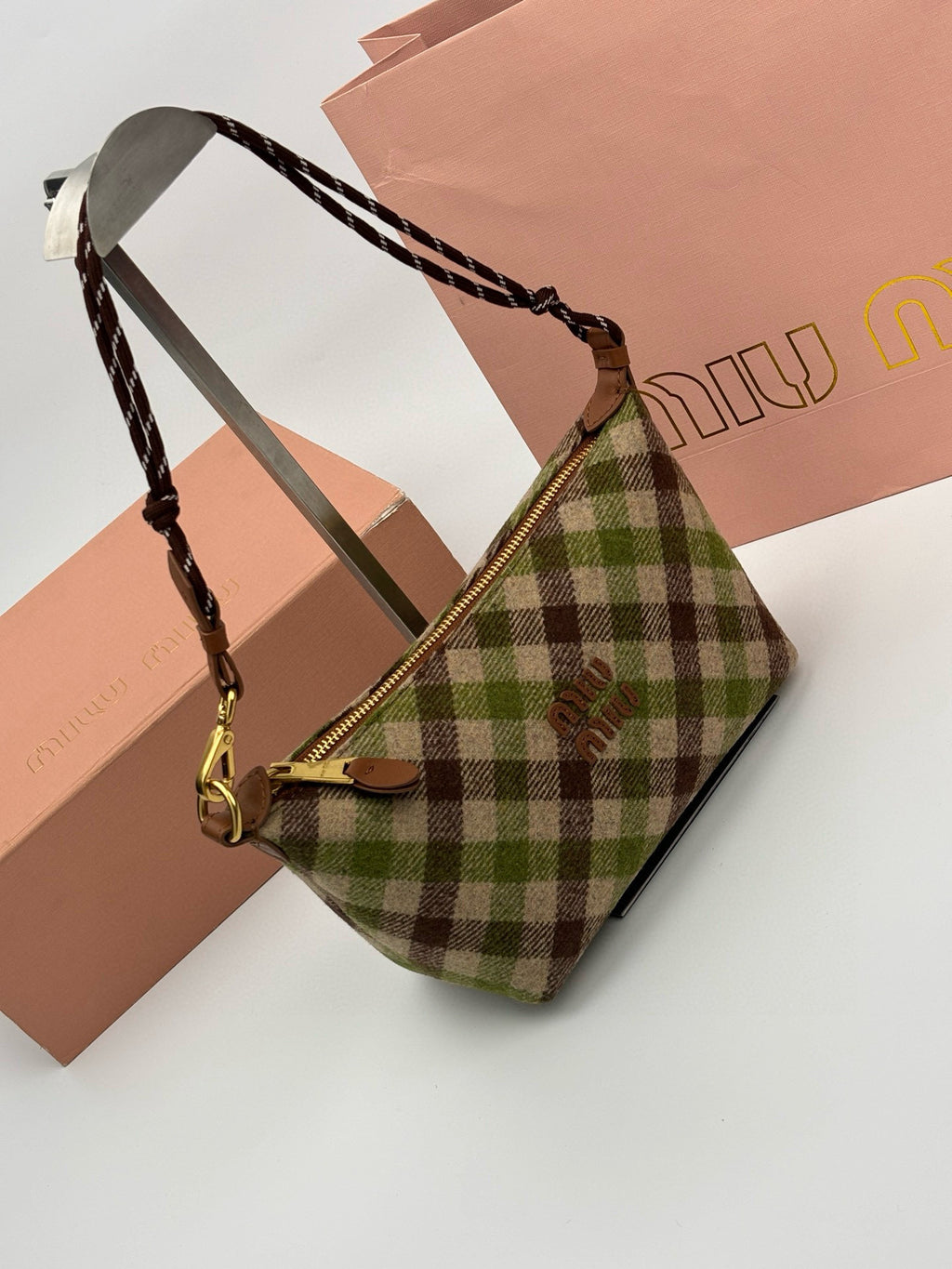 Plaid Mini Lunch Box Bag – Autumn/Winter Limited Edition