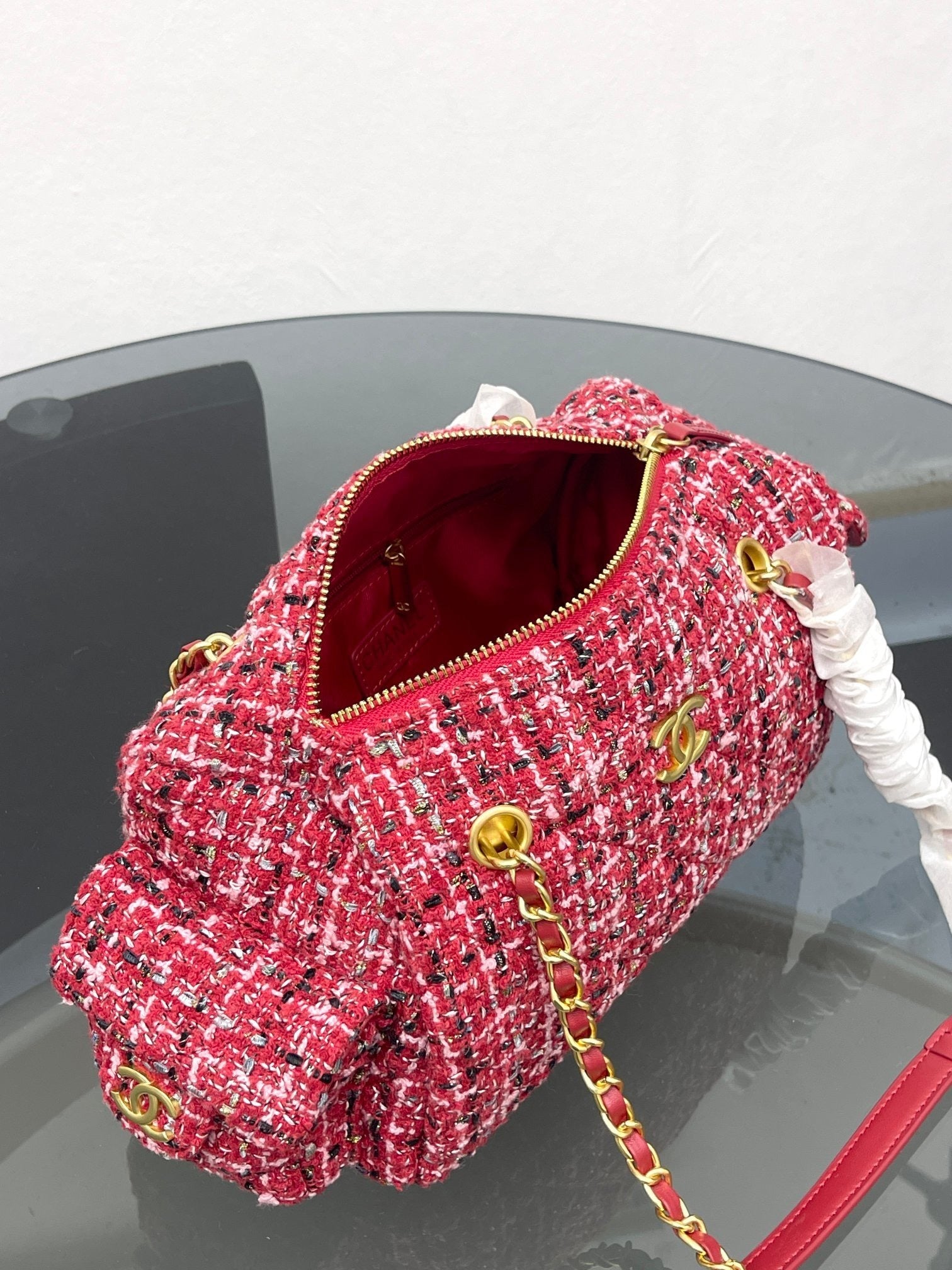 Tweed Bowling Bag