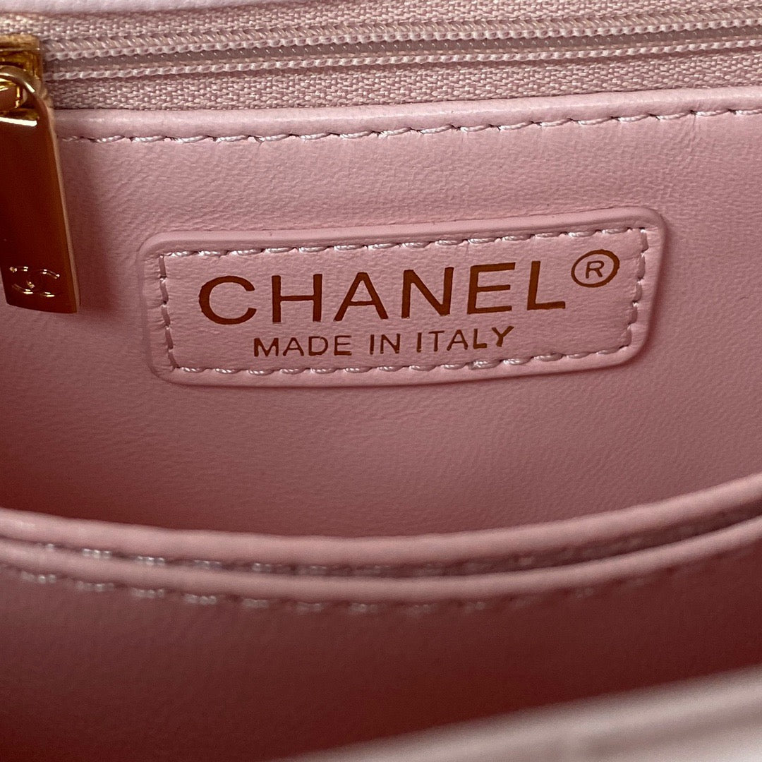 Mini Top Handle Flap Bag (𝑐𝑜𝑐𝑜 ℎ𝑎𝑛𝑑𝑙𝑒)