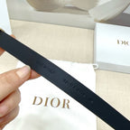 Slim Reversible Leather Waist Belt – 2.0cm