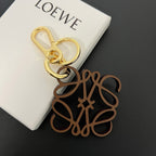 Two-Tone Leather Key Charm