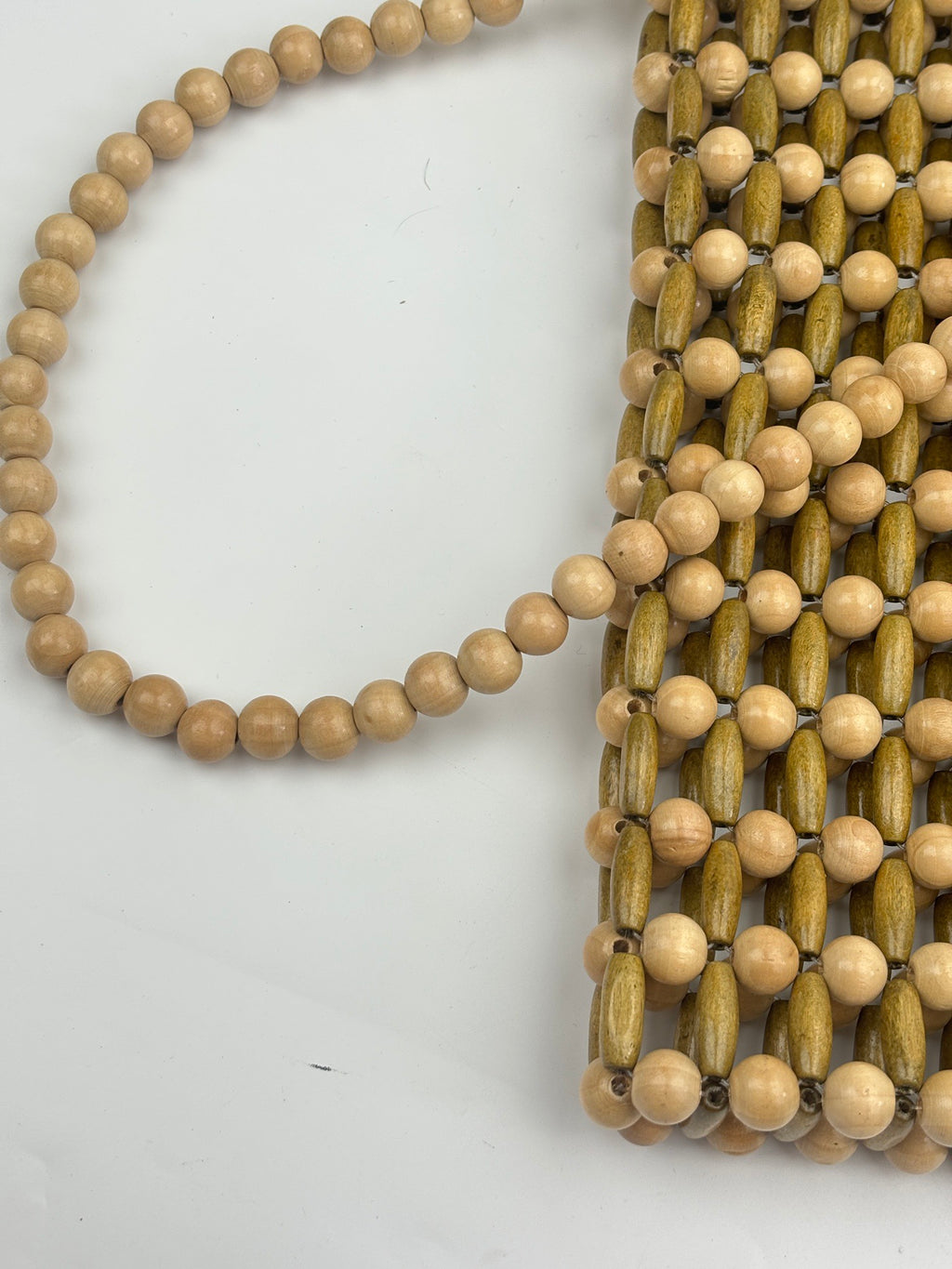 Anagram Wooden Bead Tote