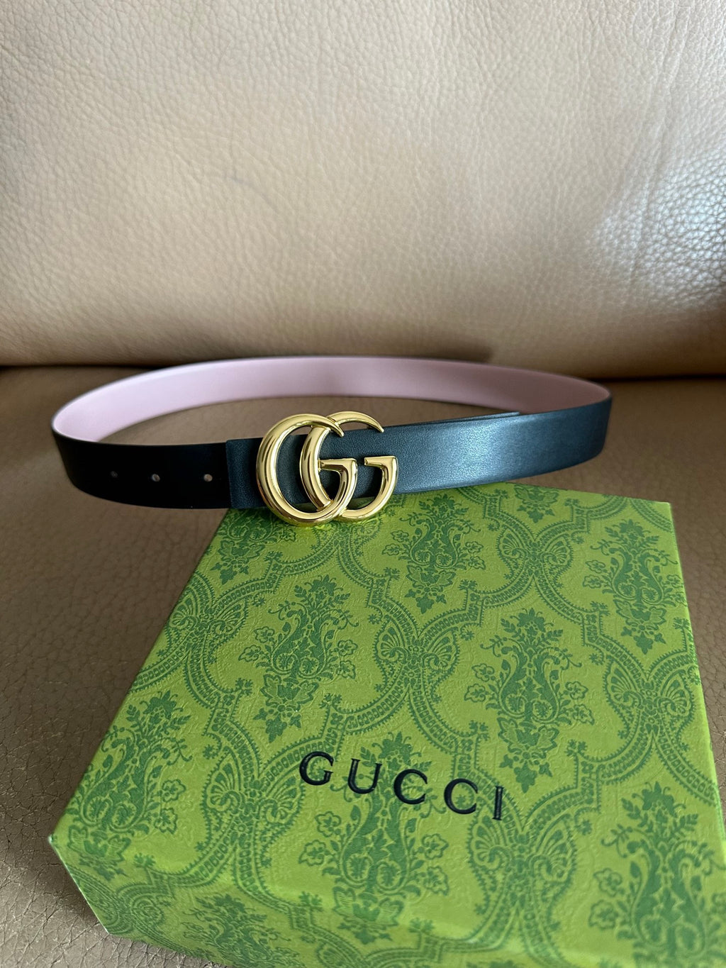 Double Letter Reversible Belt