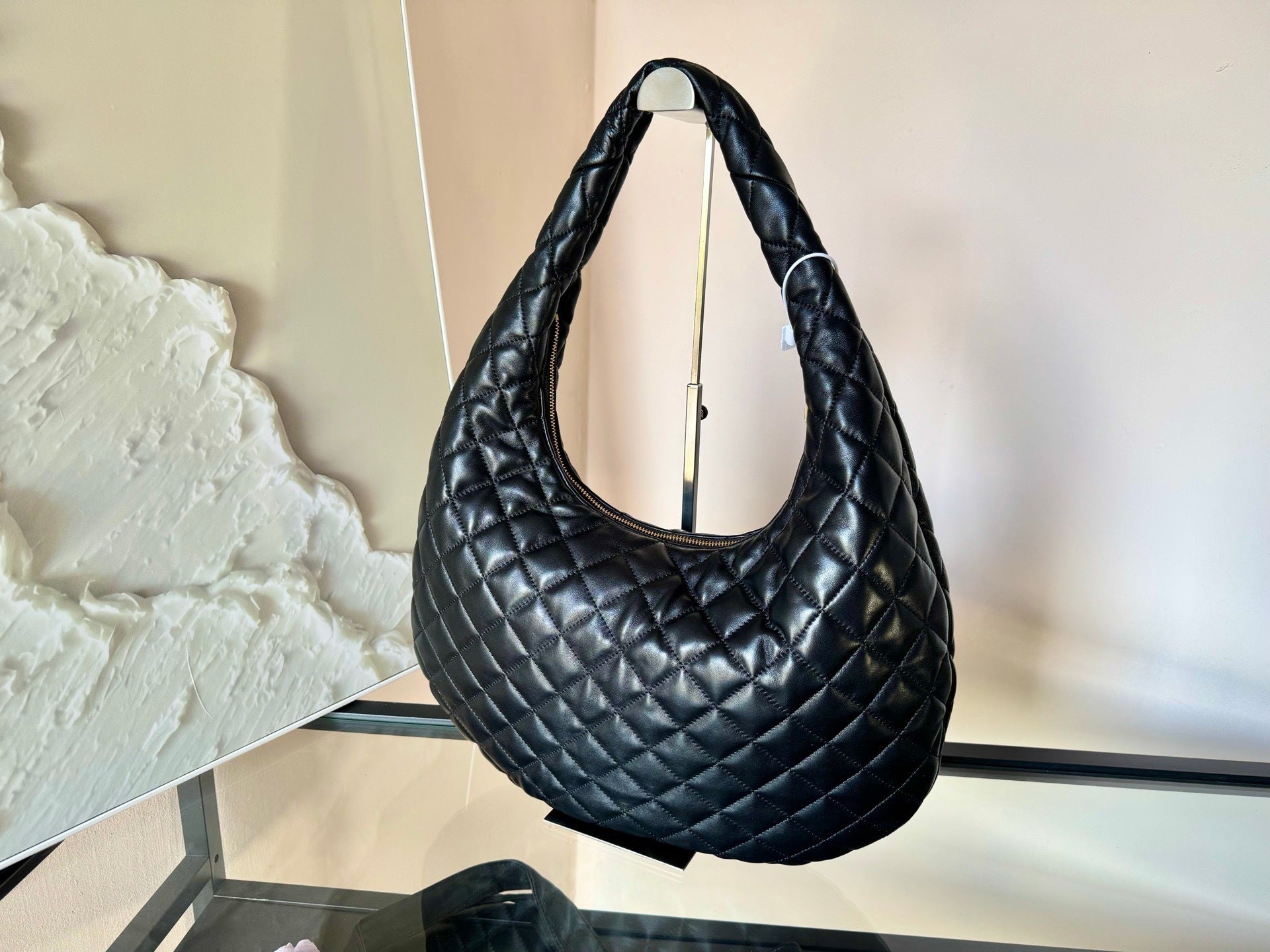 ICARE Baby Nappa Leather Shoulder Bag