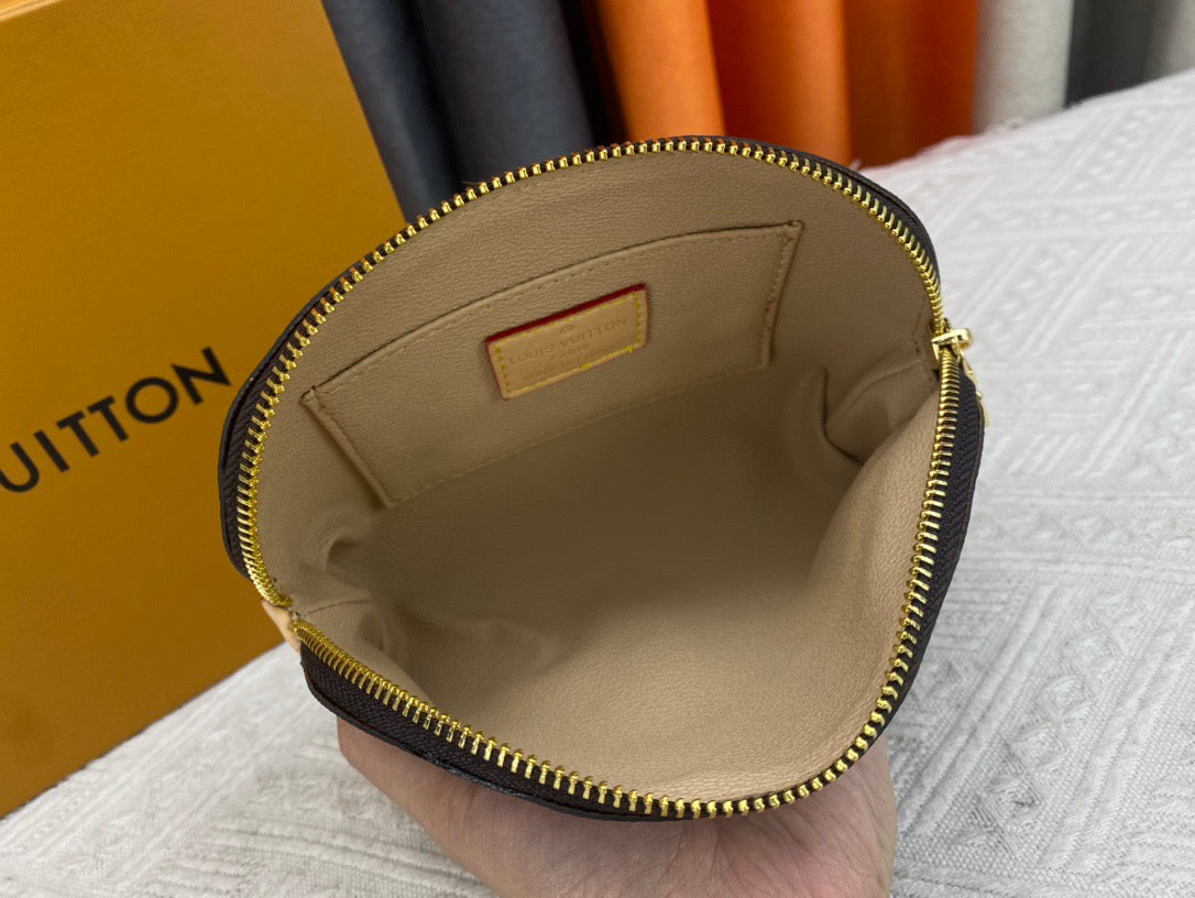 Monogram Canvas Cosmetic Pouch