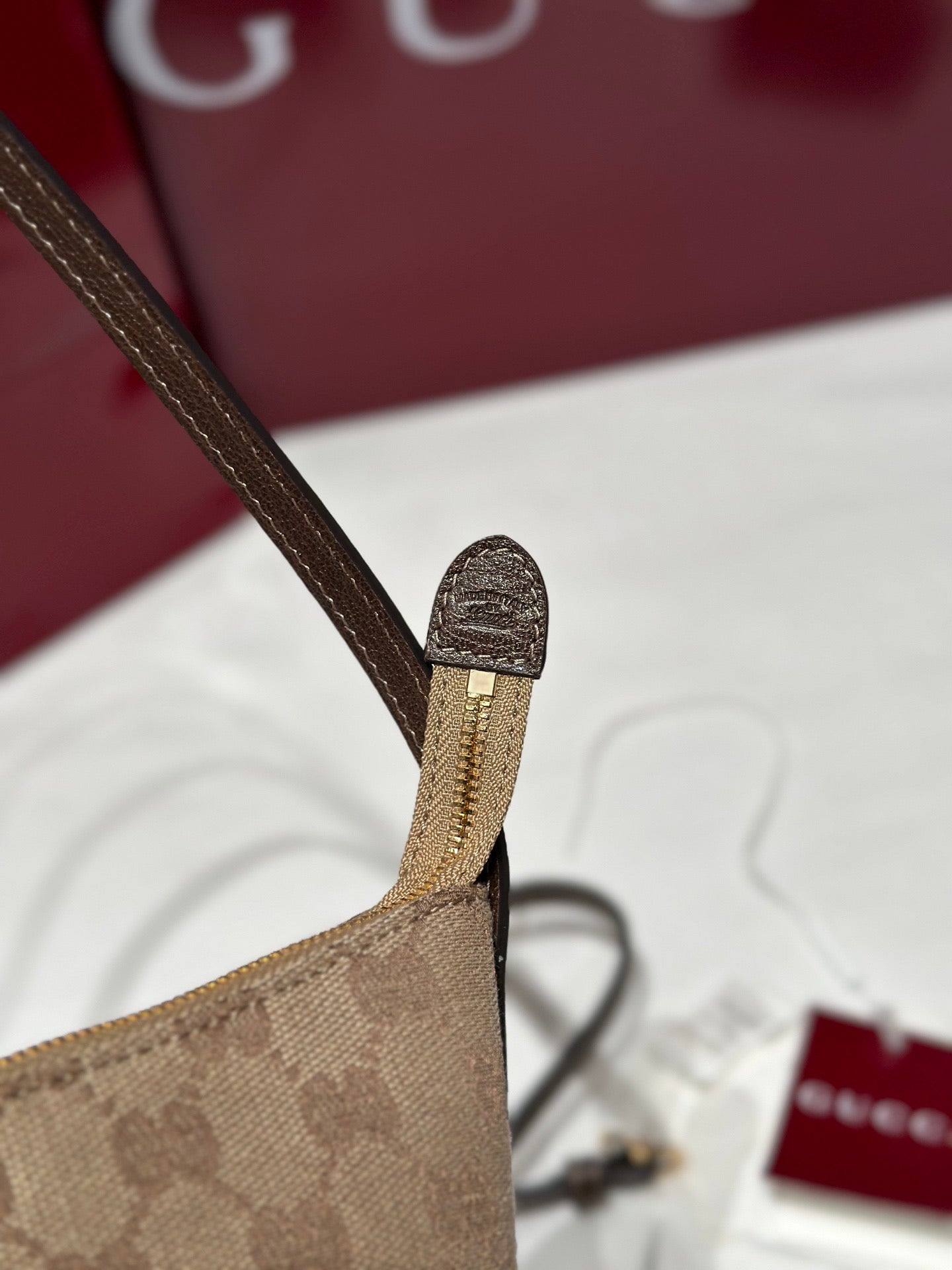 Canvas &  Leather Shoulder Bag | 863406 | Premium Quality