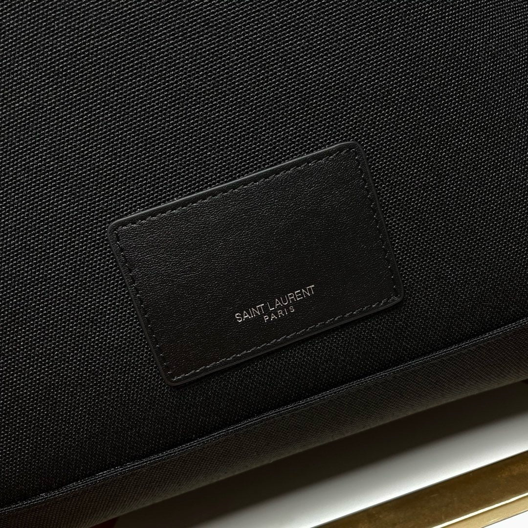 Premium Fabric Backpack – Limited Edition with Italian Leather Accents