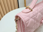 D Bow Top Handle Crossbody Bag