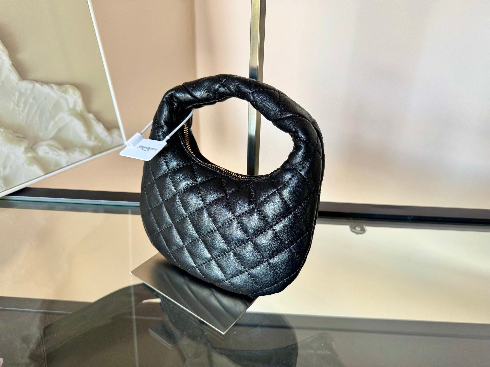 ICARE Baby Nappa Leather Shoulder Bag