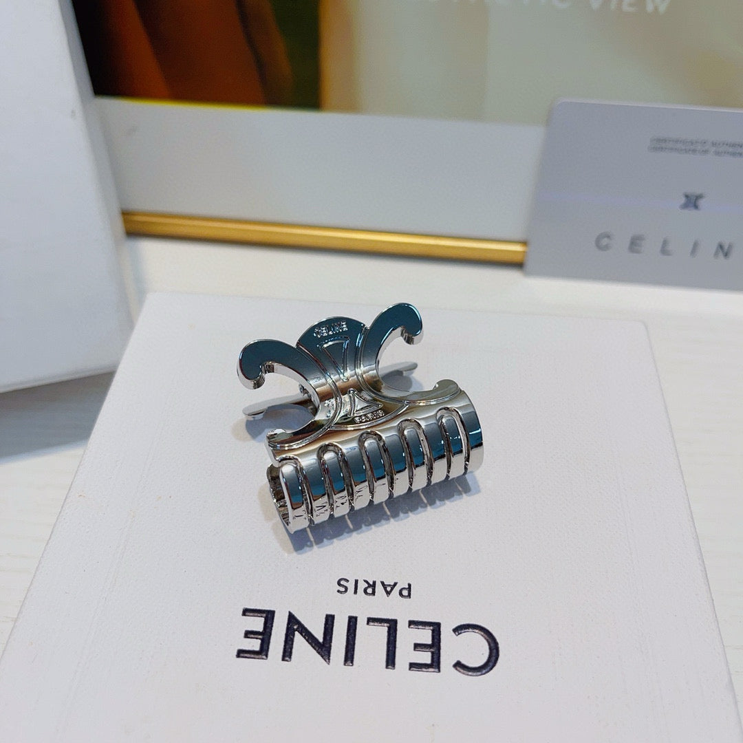 Gold Metal Triumphal Arch Hair Claw Clip – Large Size