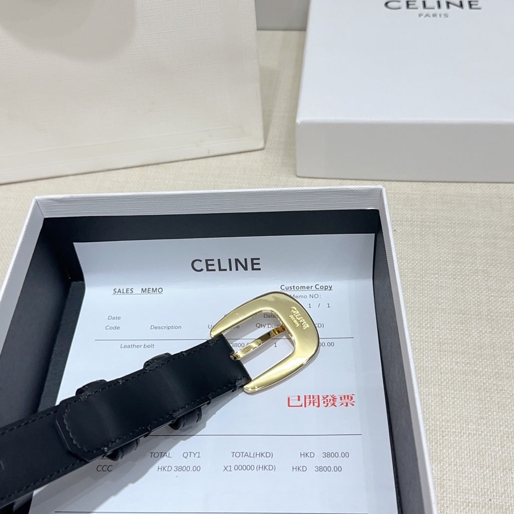 Double-Sided Leather Belt | 2.5cm
