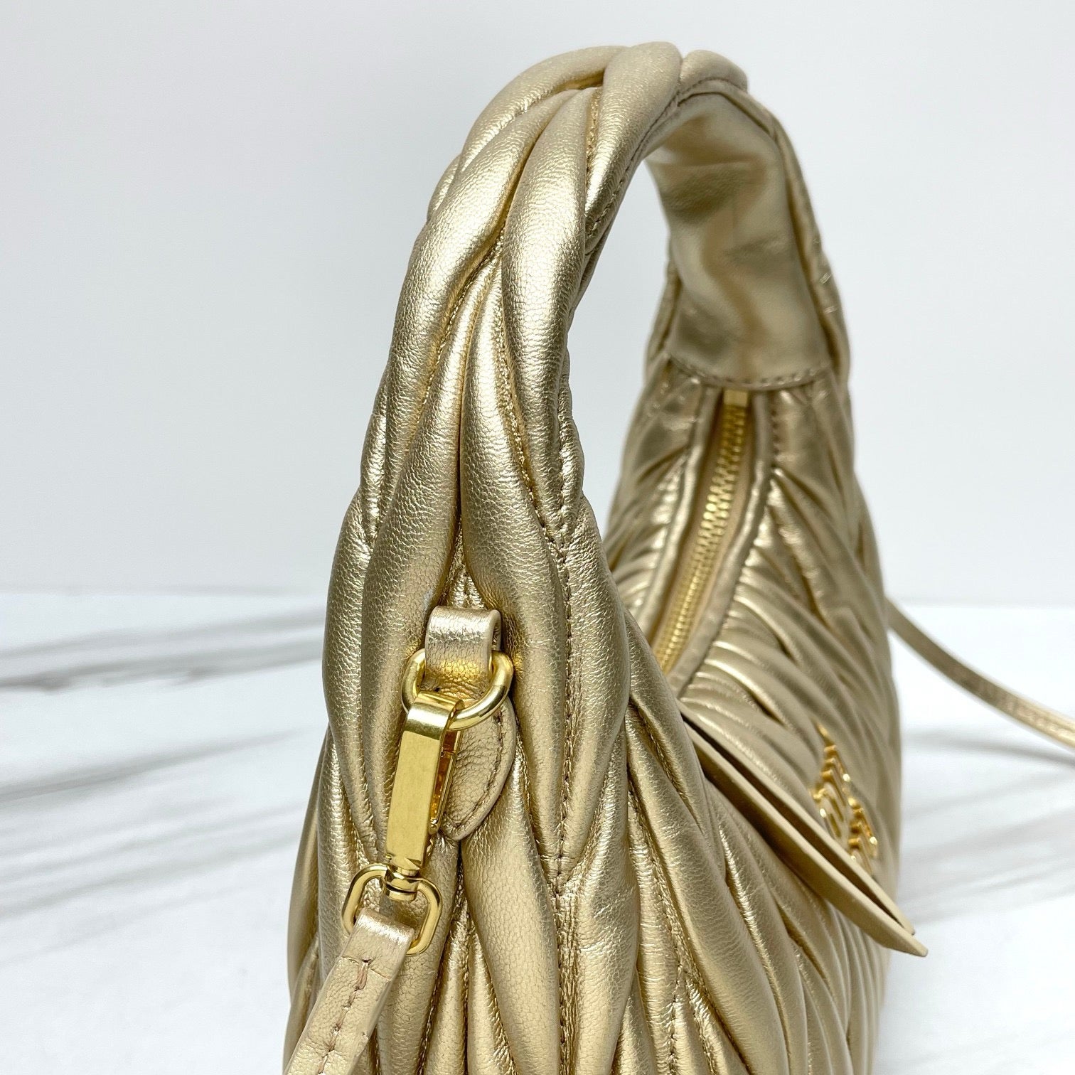 Premium Quilted Soft Leather Shoulder Bag – JY