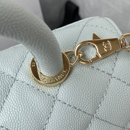 Mini Top Handle Flap Bag (𝑐𝑜𝑐𝑜 ℎ𝑎𝑛𝑑𝑙𝑒)
