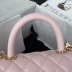 Mini Top Handle Flap Bag (𝑐𝑜𝑐𝑜 ℎ𝑎𝑛𝑑𝑙𝑒)