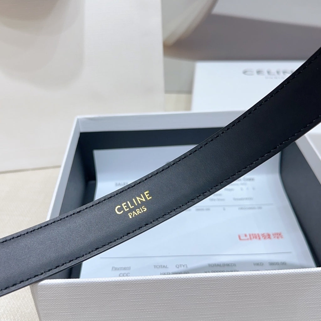 Double-Sided Leather Belt | 2.5cm