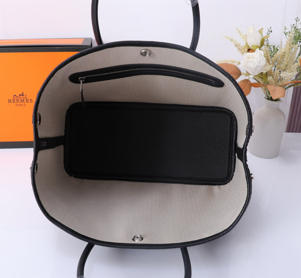 Garden Party Tote — Genuine Cowhide Leather (Premium quality)