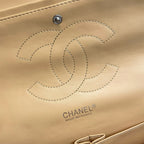 Maxi Quilted Flap Bag in Lambskin — 33cm