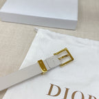 Slim Reversible Leather Waist Belt – 2.0cm