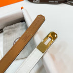 Slim Leather Waist Belt – Adjustable Fit