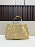 Large Embroidered Tote