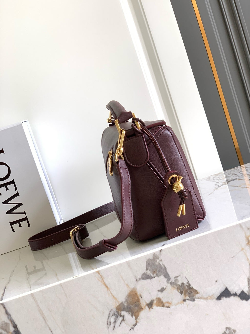 Premium Lambskin Geometric Puzzle Bag [Premium Quality]