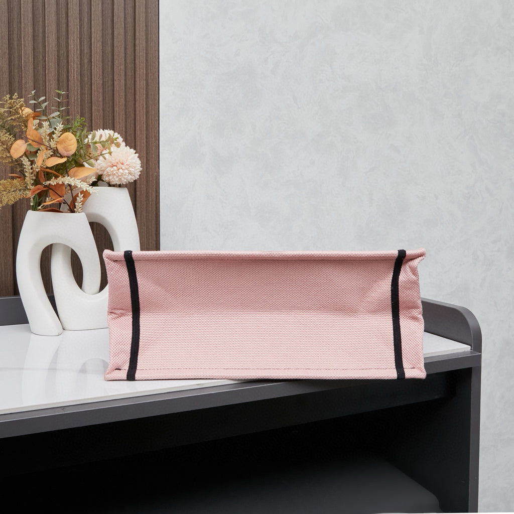 D Elegant Oversized Embroidered Tote Bag