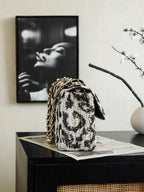 26A Leopard Tweed CF Bag | Premium Quality