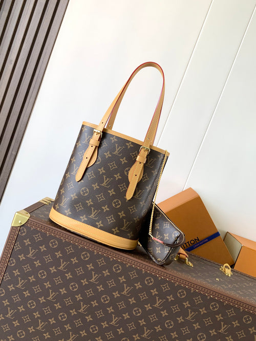 Monogram Vintage Bucket Bag (Premium Quality)
