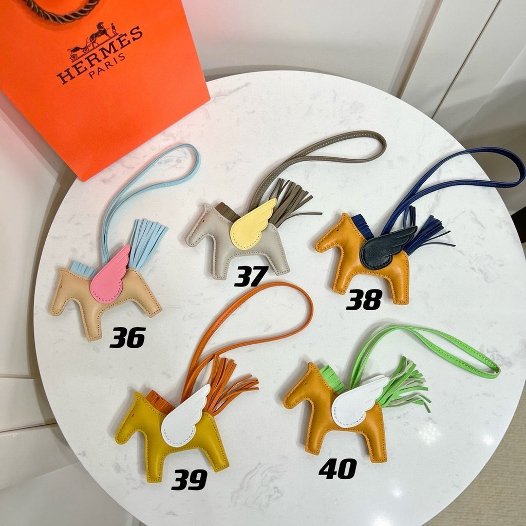 Premium Quality – Leather Pegasus Bag Charm (2025 New Model)