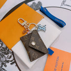 Vintage Metal Key Charm Small wallet