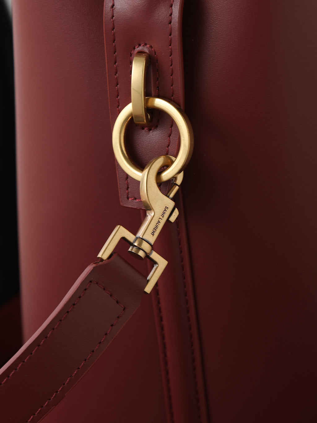 Bucket Bag | LE 37 | Smooth Calfskin | Dark Red (Premium Quality )