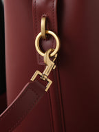 Bucket Bag | LE 37 | Smooth Calfskin | Dark Red (Premium Quality )