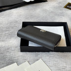Lychee-Grain Zip Coin Purse (Premium Quality)
