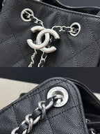 Caviar Leather Hobo Bag | 25C | Large | Premium quality|