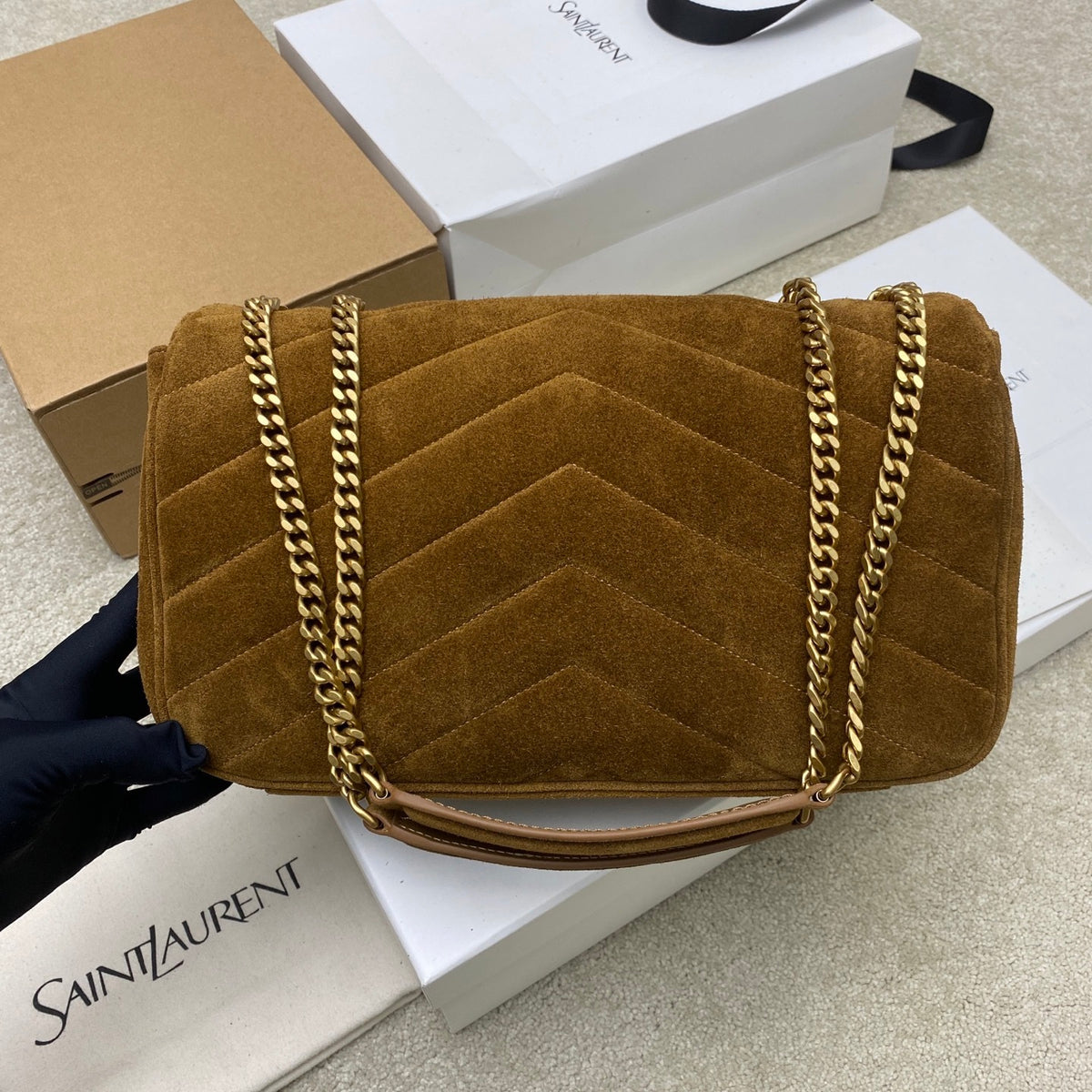 LouLou Suede Bag |Premium Quality|