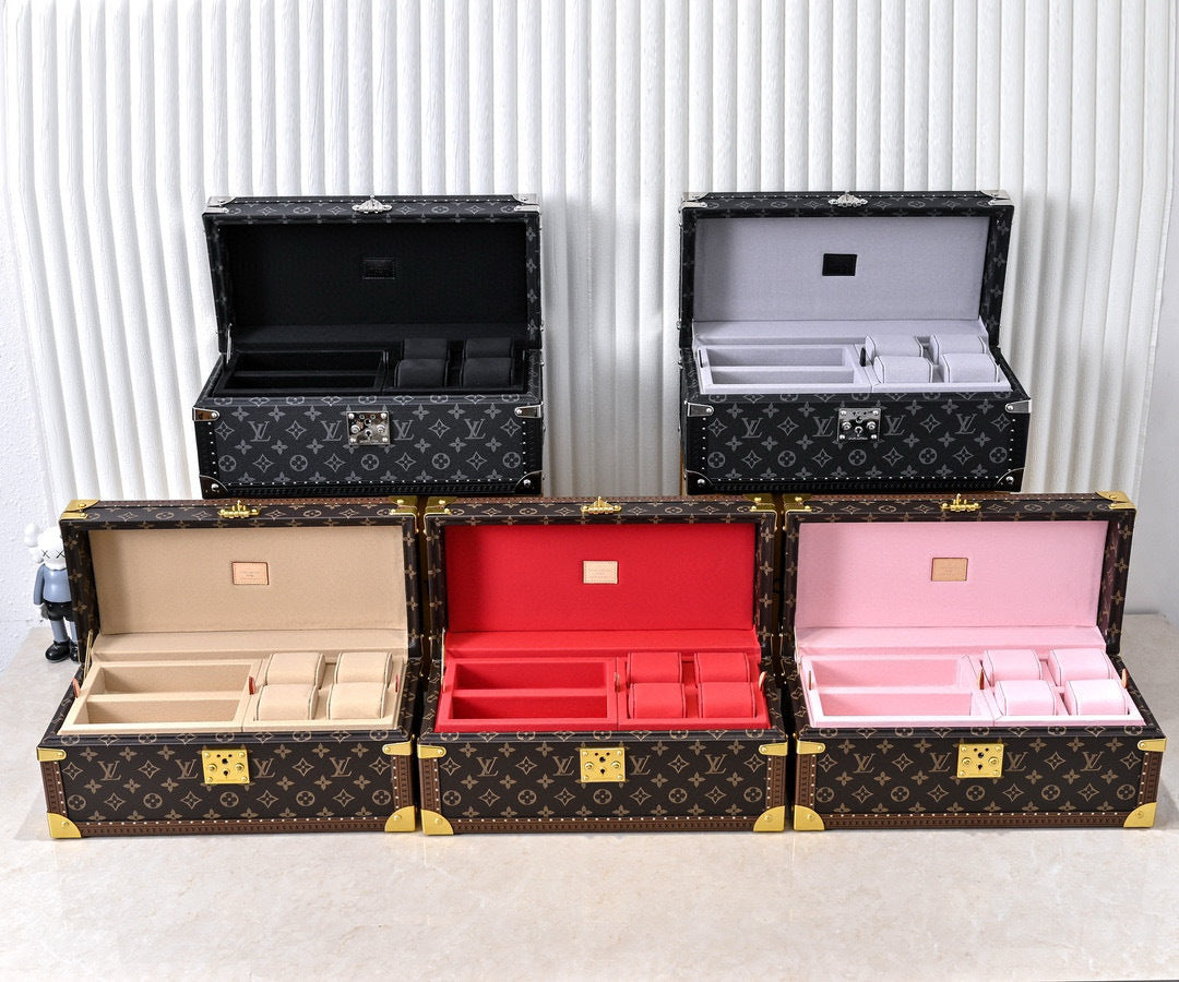 Monogram Canvas Jewelry &amp; Watch Box | 20209 | Premium Quality