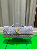 Frosted Leather Evening Handbag