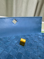 Frosted Leather Evening Handbag