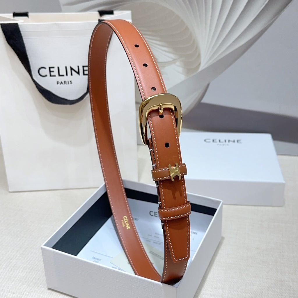 Double-Sided Leather Belt | 2.5cm