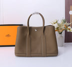 Garden Party Tote — Genuine Cowhide Leather (Premium quality)