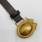 Médaillon Oval Buckle Belt — 25 mm