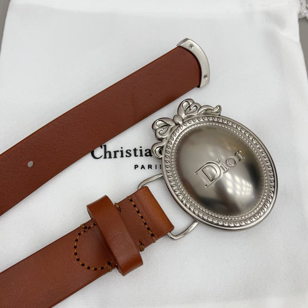 Médaillon Oval Buckle Belt — 25 mm
