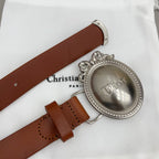 Médaillon Oval Buckle Belt — 25 mm