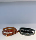 C Women's Belt – Handmade Tanneries Haas Novonappa Leather, Vintage French Style