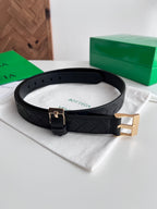 2.5 Women’s Handwoven Intreccio Leather Belt — New 2025