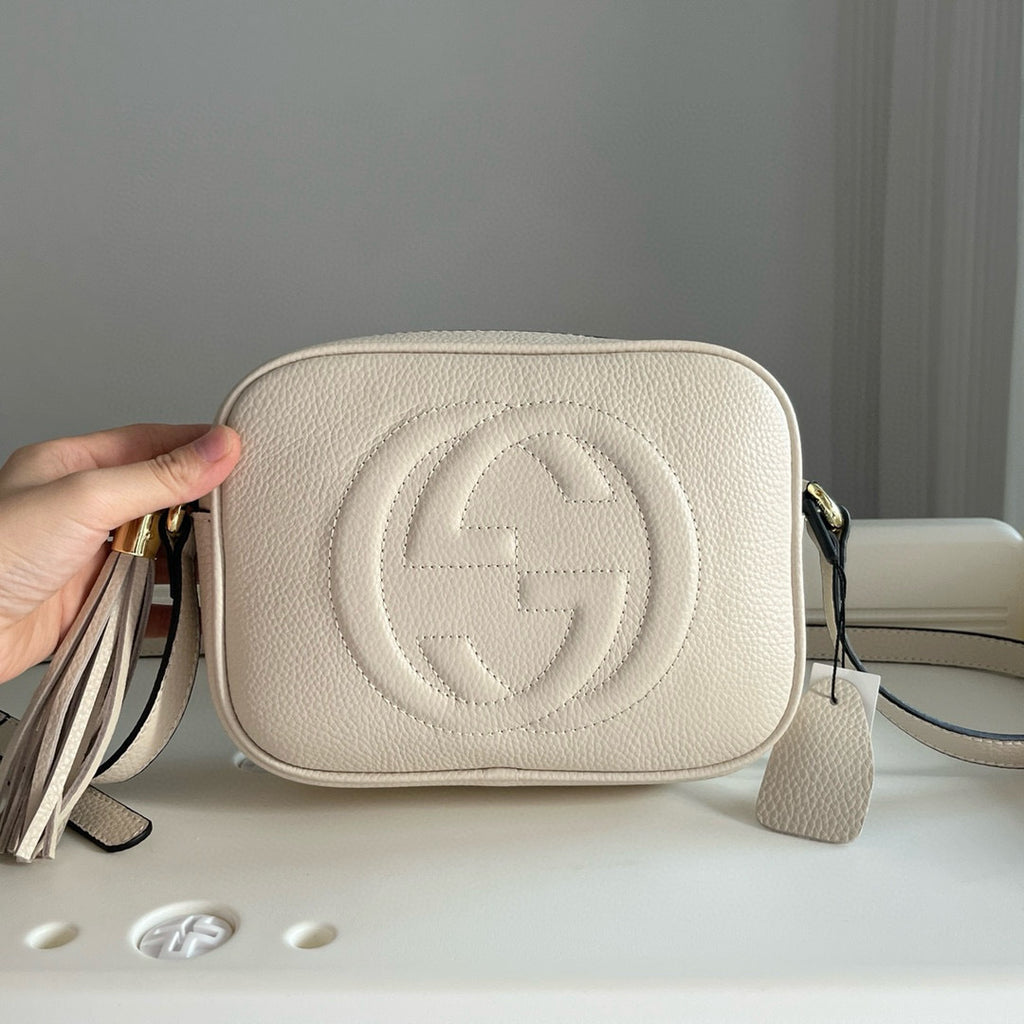 Classic Embossed Leather Camera Bag  (Genuine Cowhide)