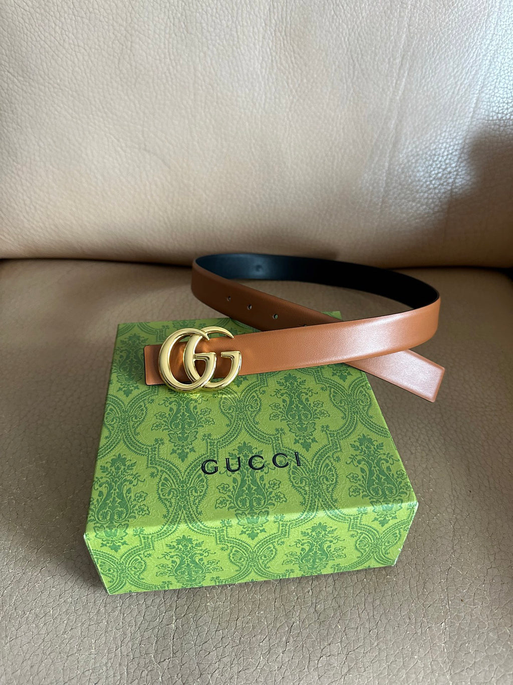 Double Letter Reversible Belt