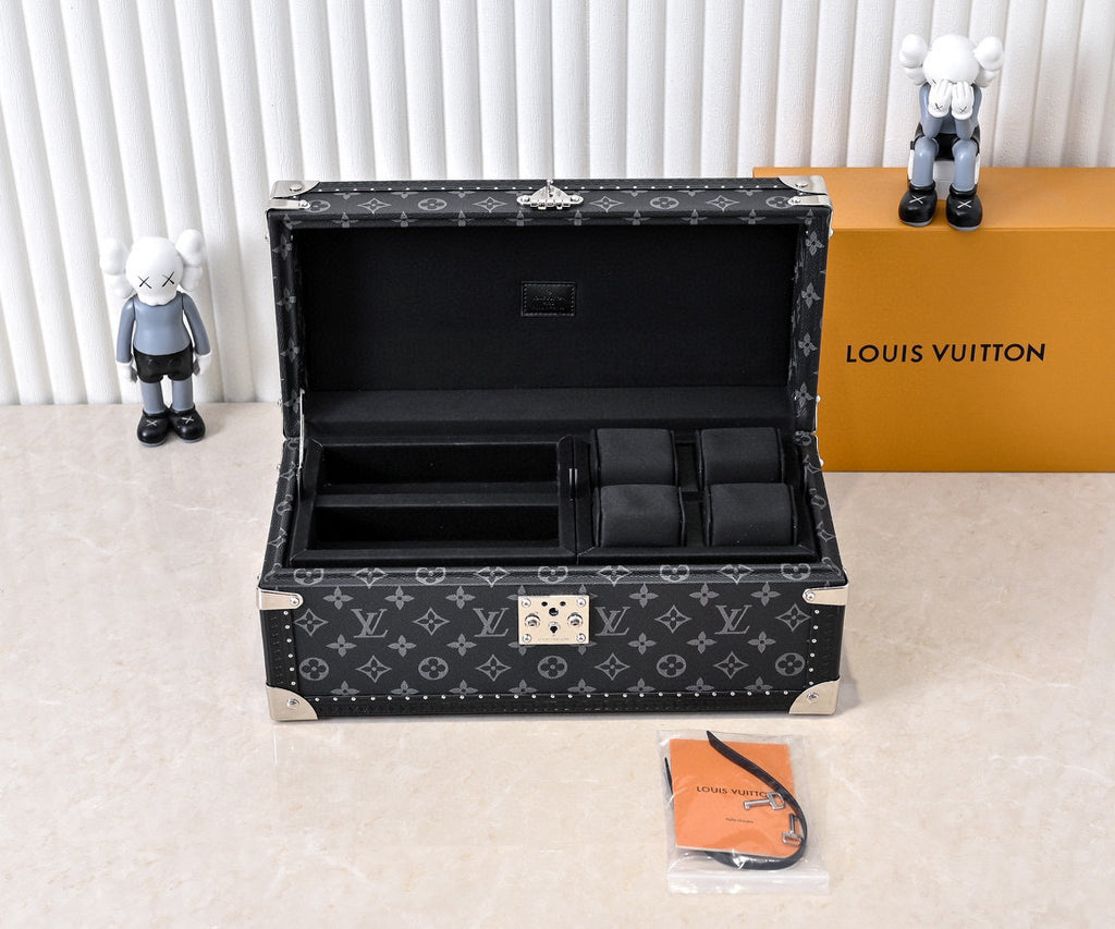 Monogram Canvas Jewelry &amp; Watch Box | 20209 | Premium Quality