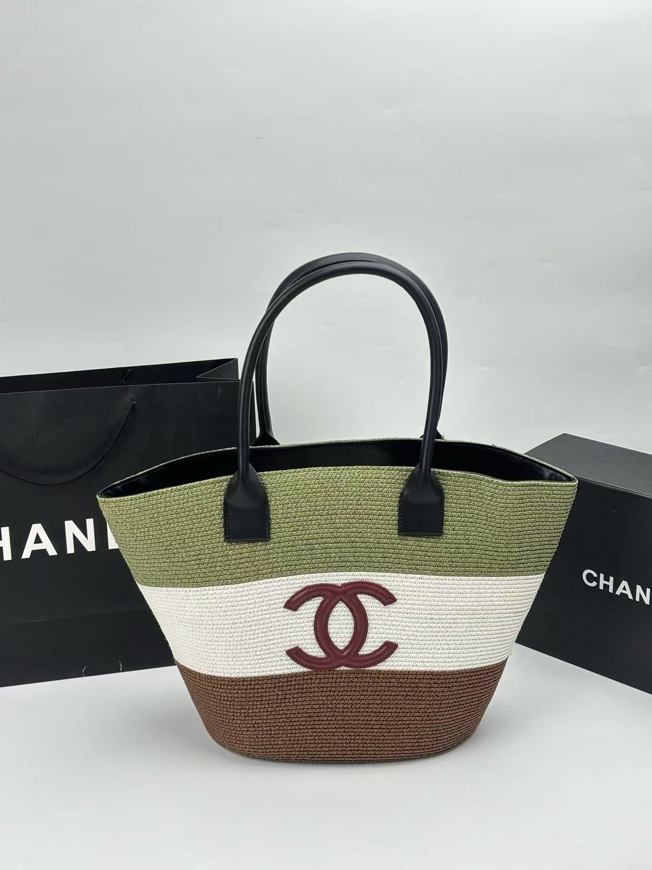 🌊 Beach Woven Tote Bag ✨