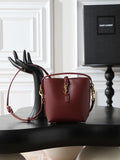 Bucket Bag | LE 37 | Smooth Calfskin | Dark Red (Premium Quality )